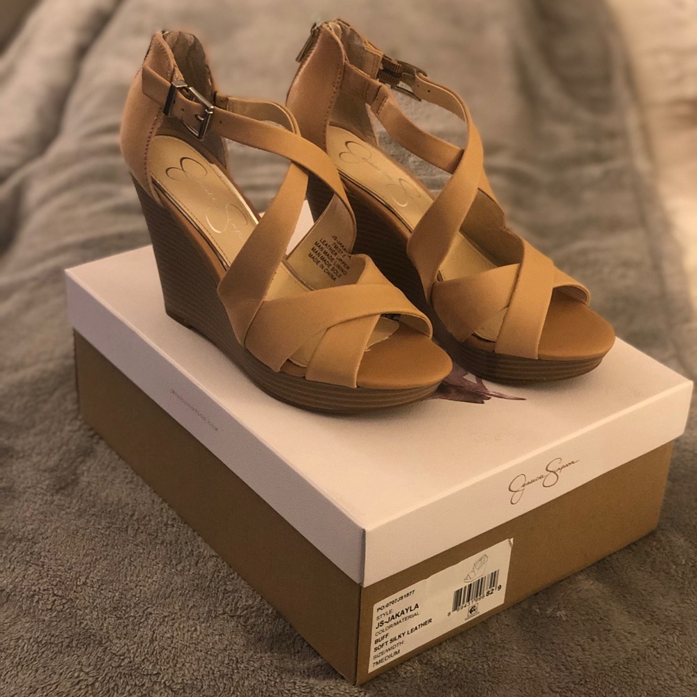 Strap Wedge Sandal